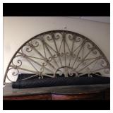 Antique Iron Transom