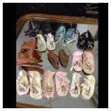 Antique Leather Baby Doll Shoes
