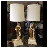 Granitex Grecian Figural Lamps
