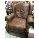 Leather Barc A Lounger