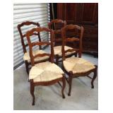 Set of 4 Ladder Back Chairs