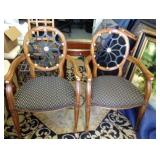 Pair of Spider Back Chairs