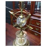 Nautical Armillary Crystal Sphere