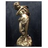 Brass Cherub Statue