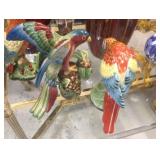 Porcelain Parrots