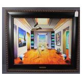 FERNANDO DE JESUS OLIVEIRA (1946-    ) BRAZILIAN (FERJO) OIL ON CANVAS