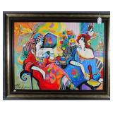 ISAAC MAIMON (1951-    ) ISRAEL OIL ON CANVAS