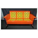 ORIGINAL VINTAGE BUNTING COMPANY ALUMINUM GLIDER