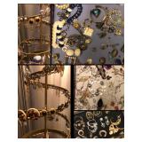 Assorted jewelry and clip earring 