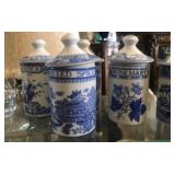 SPODE CANNISTERS 