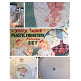 quilt, Toy Set, RSPRUSSIA bowl 