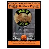 Castro Valley Outdoor Vintage Pop up  SUN 10/26/25  Castro Valley Outdoor Vintage Pop up  SUN 10/26/25