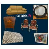 Central College Station Online Estate Auction - Natuzzi Sofa, Vintage Finds, Art, Rugs & More 