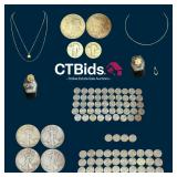 Pebble Creek Coins and Jewelry Online Estate Auction - Gold and Silver Jewelry, Walking Liberty's, E