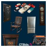 Walden Online Estate Auction - Canon Gun Safe, Grandfather Clock, Generac Generator, Die Cars & More