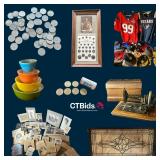 Coins, Antique Photography & More Online Estate Auction - Samsung Tablet, Quilts, Coach, Jersey's, H