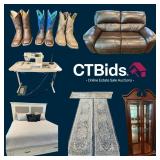 Elegant Hilltop Home Online Estate Auction - Lift Chair, Home Furn., Boots, Ryobi Lawn Equip., Patio