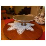 CAST ALUMINUM CAKE STAND