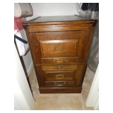 WOODEN FILING CABINET