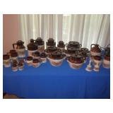 MCCOY CARVED WOODEN EAGLE POTTERY