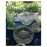 BEAUTIFUL VINTAGE GLASSWARE 
