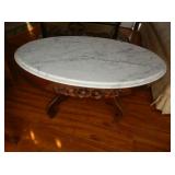 Marble Top Antique Table