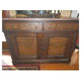 Antique Marble Top Sideboard