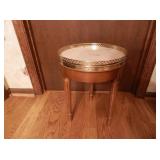 Antique Brandt Marblde Top Table