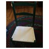 Leather Bottom Antique Chair
