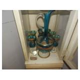 ANTIQUE GLASS PITCHER