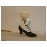 HAND PAINTED CERAMIC SHOE