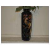 BIRD OF PARADISE JAPANESE VASE