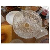 CUT GLASS COMPOTE