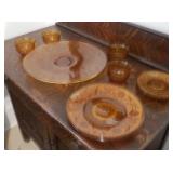 AMBER GLASSWARE