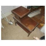 (2) ANTIQUE END TABLES
