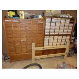 Vintage Library Card Catalog Cabinets