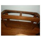 SOFA TABLE W/GLASS TOP