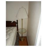 GLASS TOP FLOOR LAMP