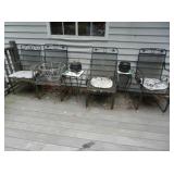 WROUGHT IRON CHAIRS