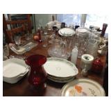 GLASSWARE, ETC