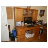 OAK 3 PC OFFICE DESK