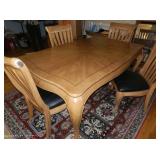 DINING TABLE W/6 CHAIRS