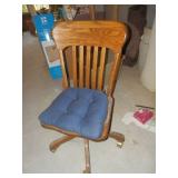 WOODEN DESK CHAIR