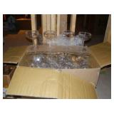 2 BOXES OF ACRYLIC WINE GLASSES