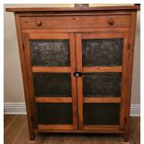 Antique pie safe cabinet.