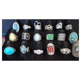 LOTS of sterling silver jewelry.