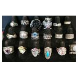 LOTS of sterling silver jewelry.