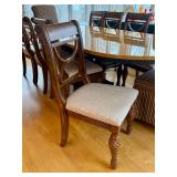 8 Spiral Leg Dining Chairs 