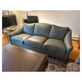 Ethan Allen Leather Sofa 