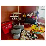 Vintage Antique Toys, American Tourister Luggage 
